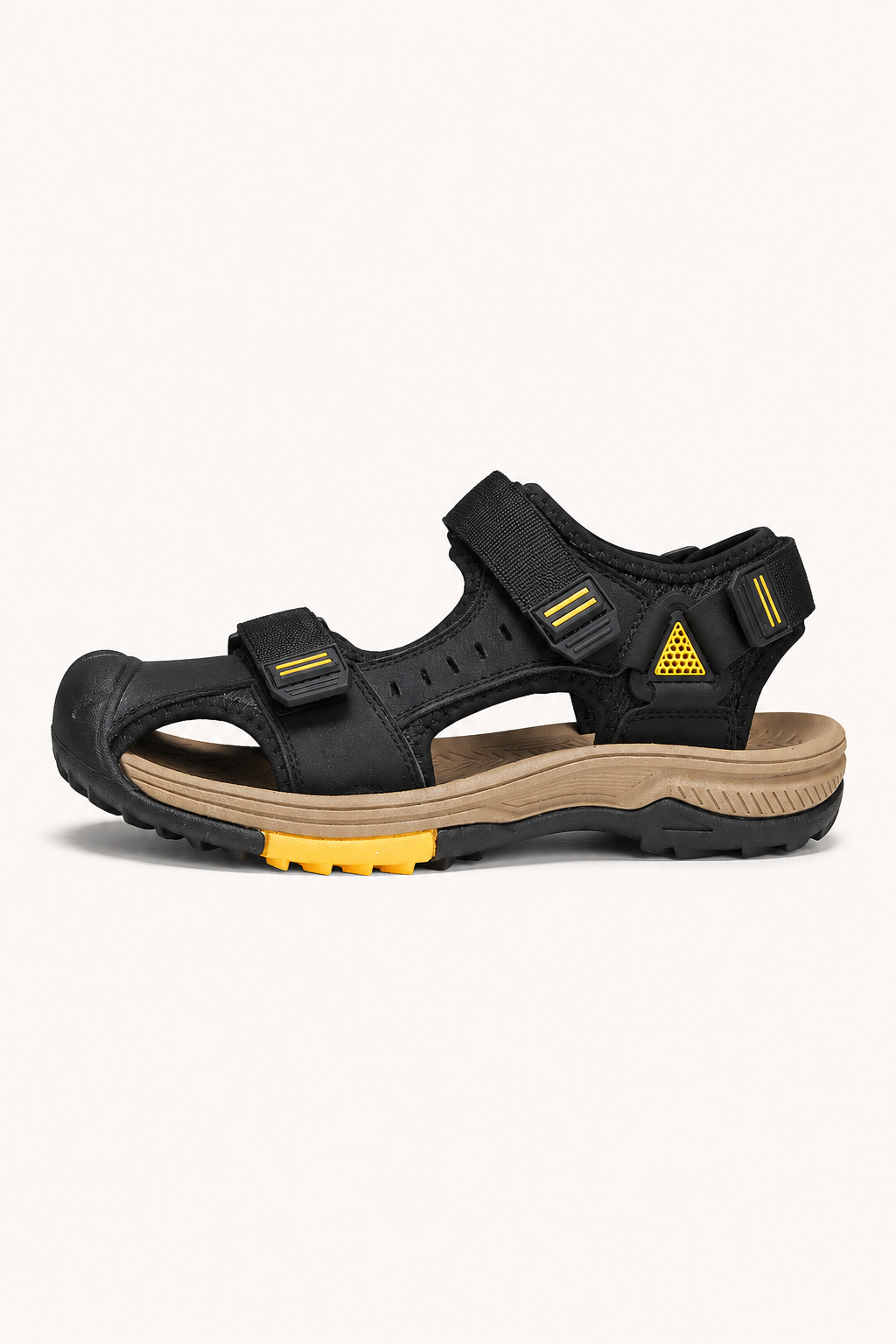 Sandales trekking homme bout fermé sangles réglables semelle antidérapante outdoor - Falko