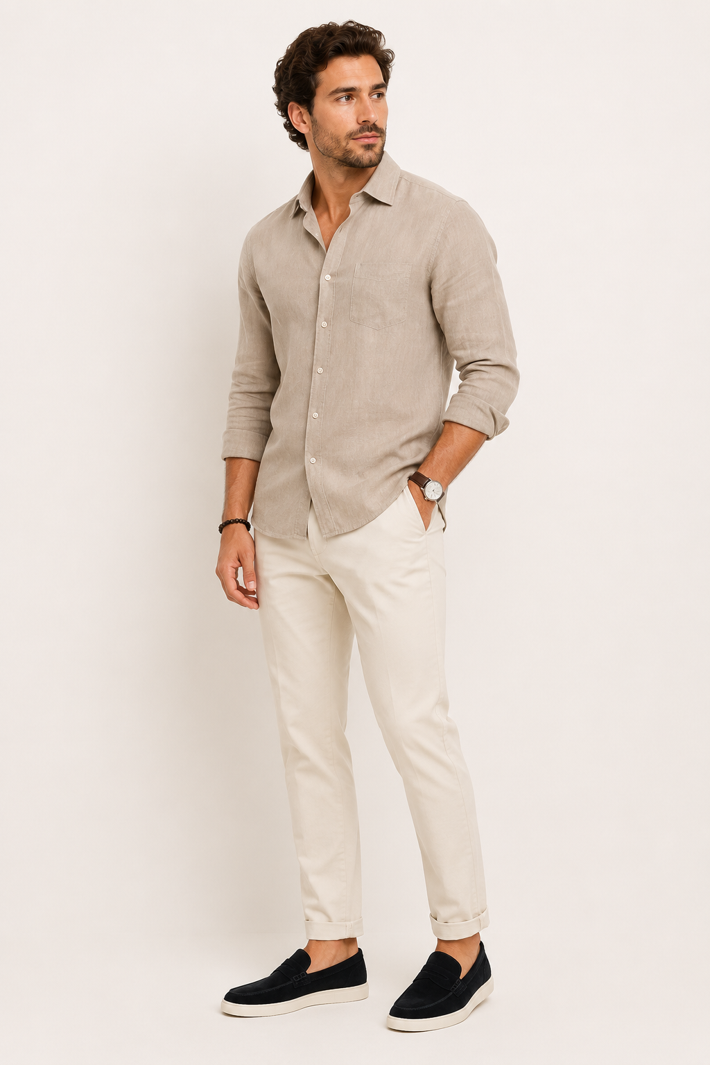 Mocassins homme semelle sneaker bout arrondi confort bureau et quotidien - Konrad