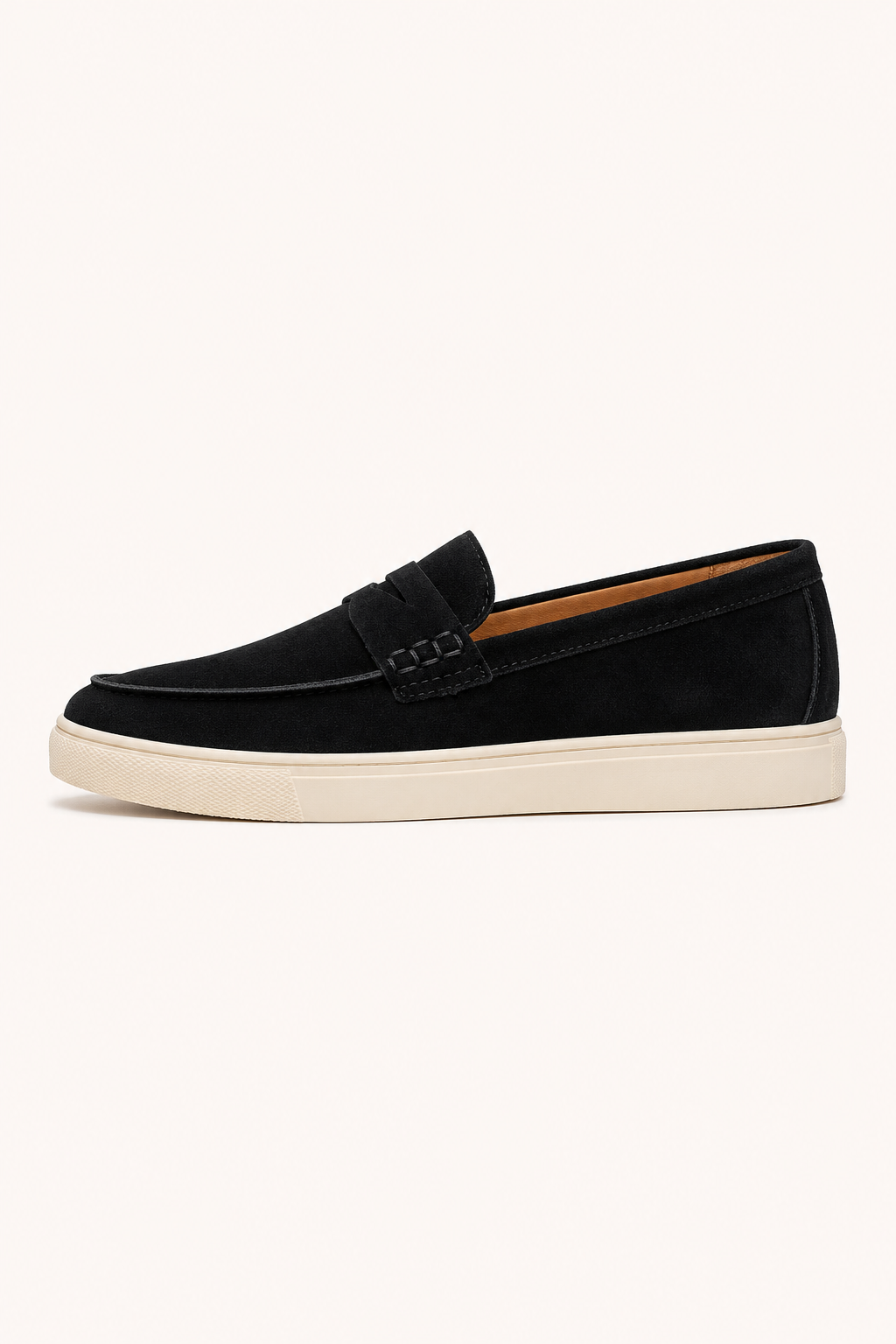 Mocassins homme semelle sneaker bout arrondi confort bureau et quotidien - Konrad