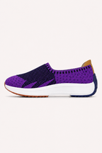 Chaussures en tricot pour femme, style slip-on, à semelle épaisse - Jutta