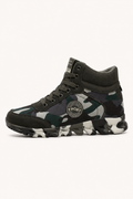 Bottines décontractées pour femme, imprimé camouflage et tige mi-haute - Georgina