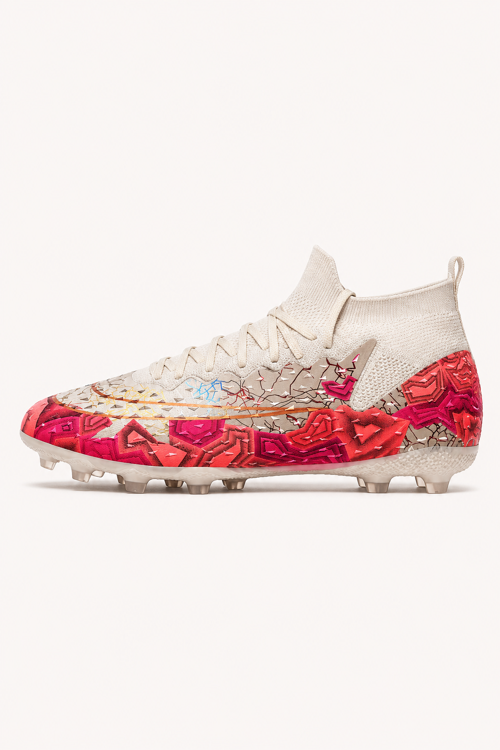 Chaussures de football à crampons, avec col élastique et tige mi-haute - Leif