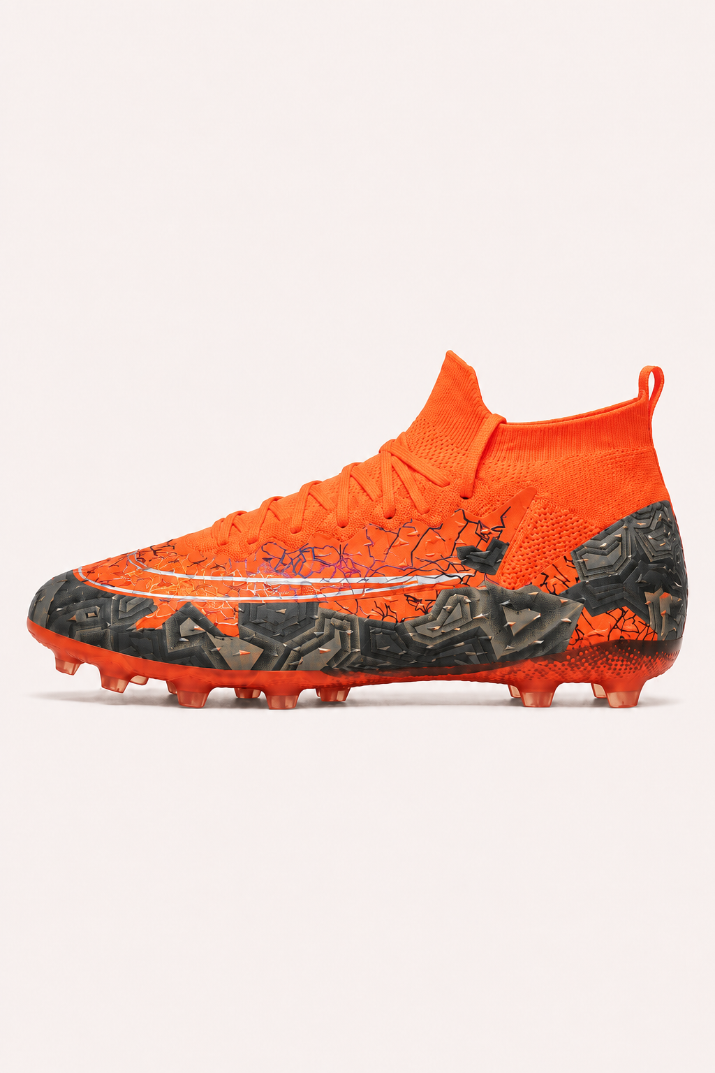 Chaussures de football à crampons, avec col élastique et tige mi-haute - Leif