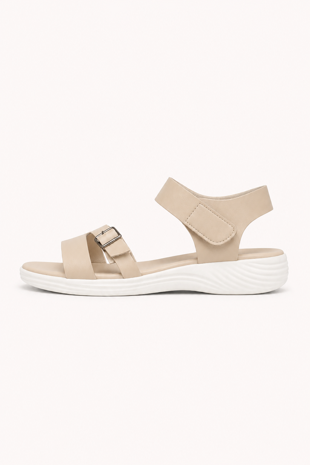 Sandales à talon bas pour femme avec fermeture velcro - Leoni