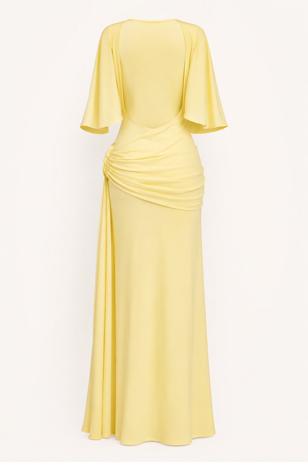 Robe longue mariage invitée fente côté élégante soirée - Amelie