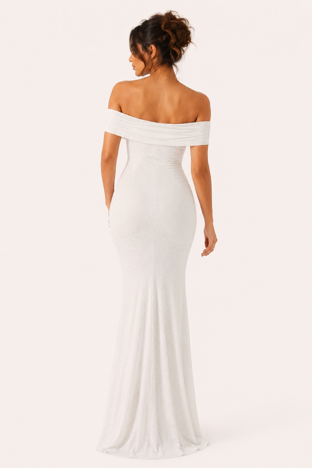 Robe longue sirène mariage décolletée élégante prestige - Anja