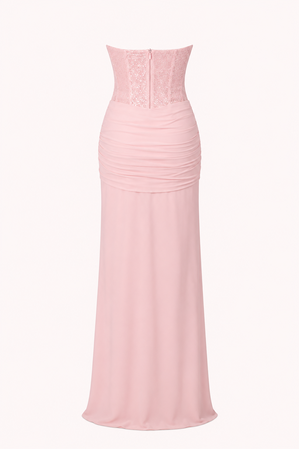 Robe longue soirée corset ajusté noir sophistiquée - Klara