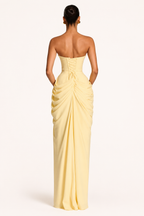 Robe longue élégante fente latérale soirée gala mariage - Ottilie