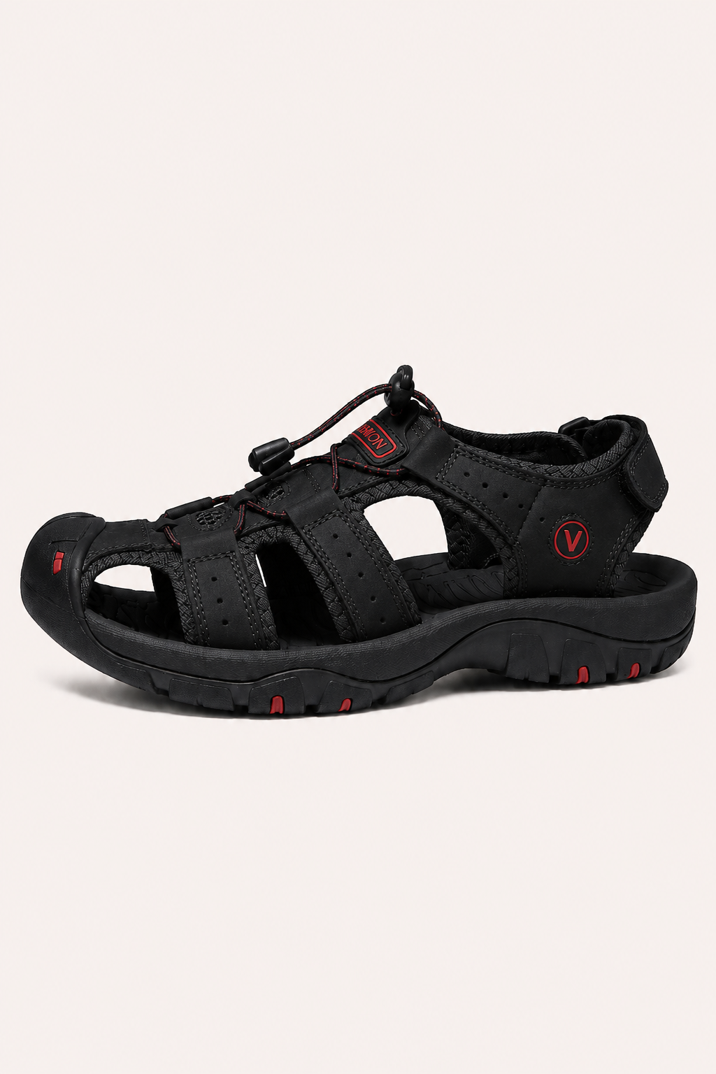 Sandales de randonnée pour homme, bout renforcé, lacet réglable - Viktor