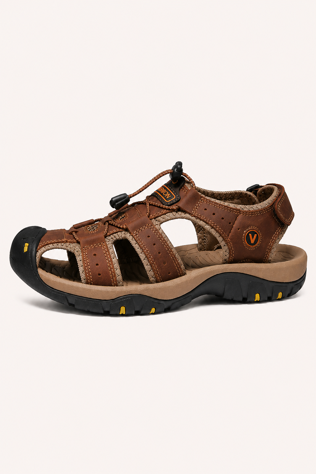 Sandales de randonnée pour homme, bout renforcé, lacet réglable - Viktor