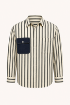 Chemise rayures homme style côtier décontractée légère - Bastian