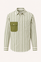 Chemise rayures homme style côtier décontractée légère - Bastian