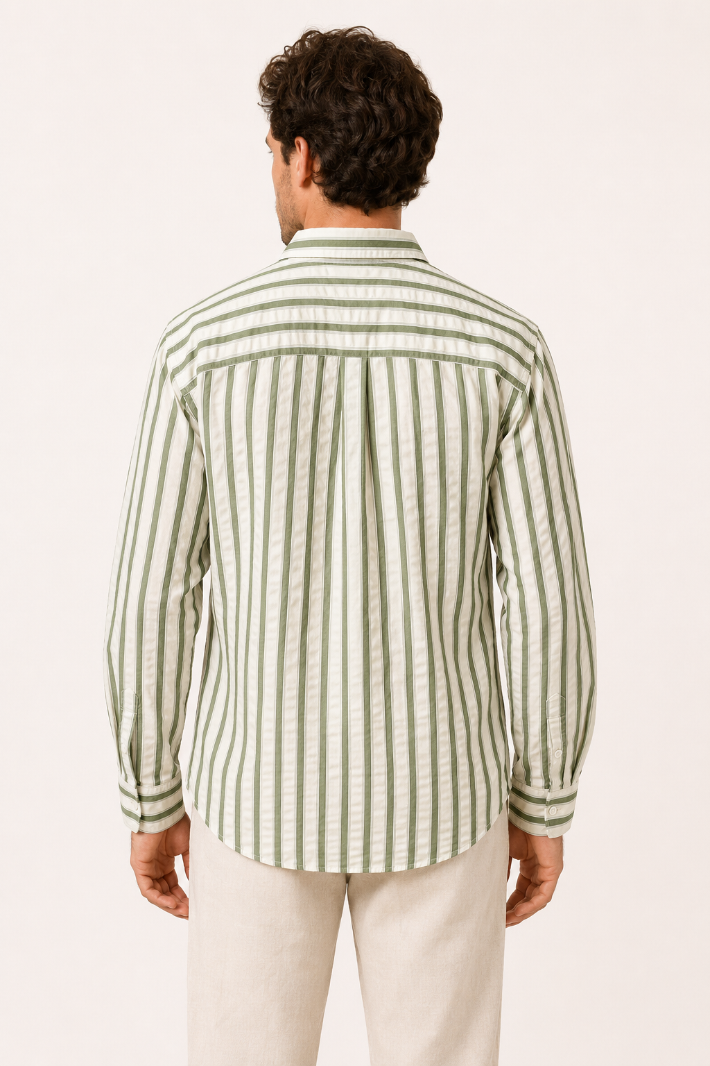 Chemise rayures homme style côtier décontractée légère - Bastian