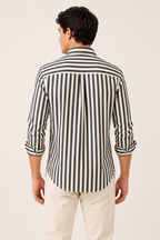 Chemise rayée homme printemps-été décontractée coupe régulière - Gerhard