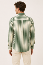 Chemise rayée homme printemps-été décontractée coupe régulière - Gerhard