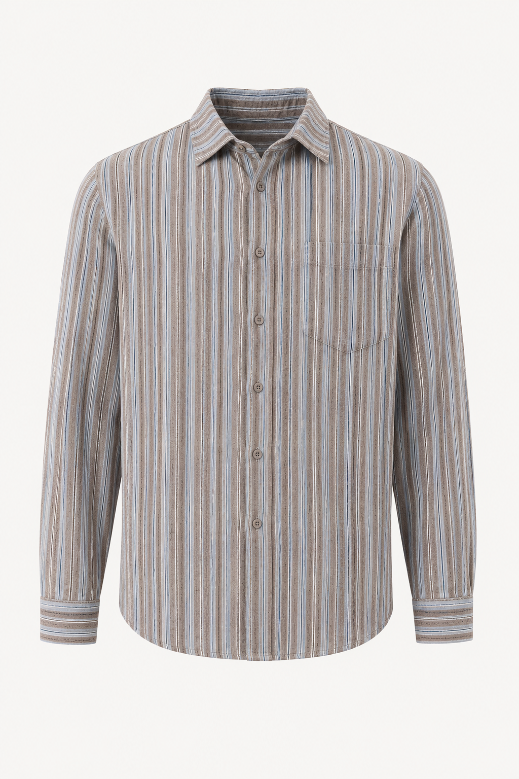 Chemise rayures homme été élégante breathable décontractée - Ralf