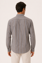 Chemise rayures homme été élégante breathable décontractée - Ralf