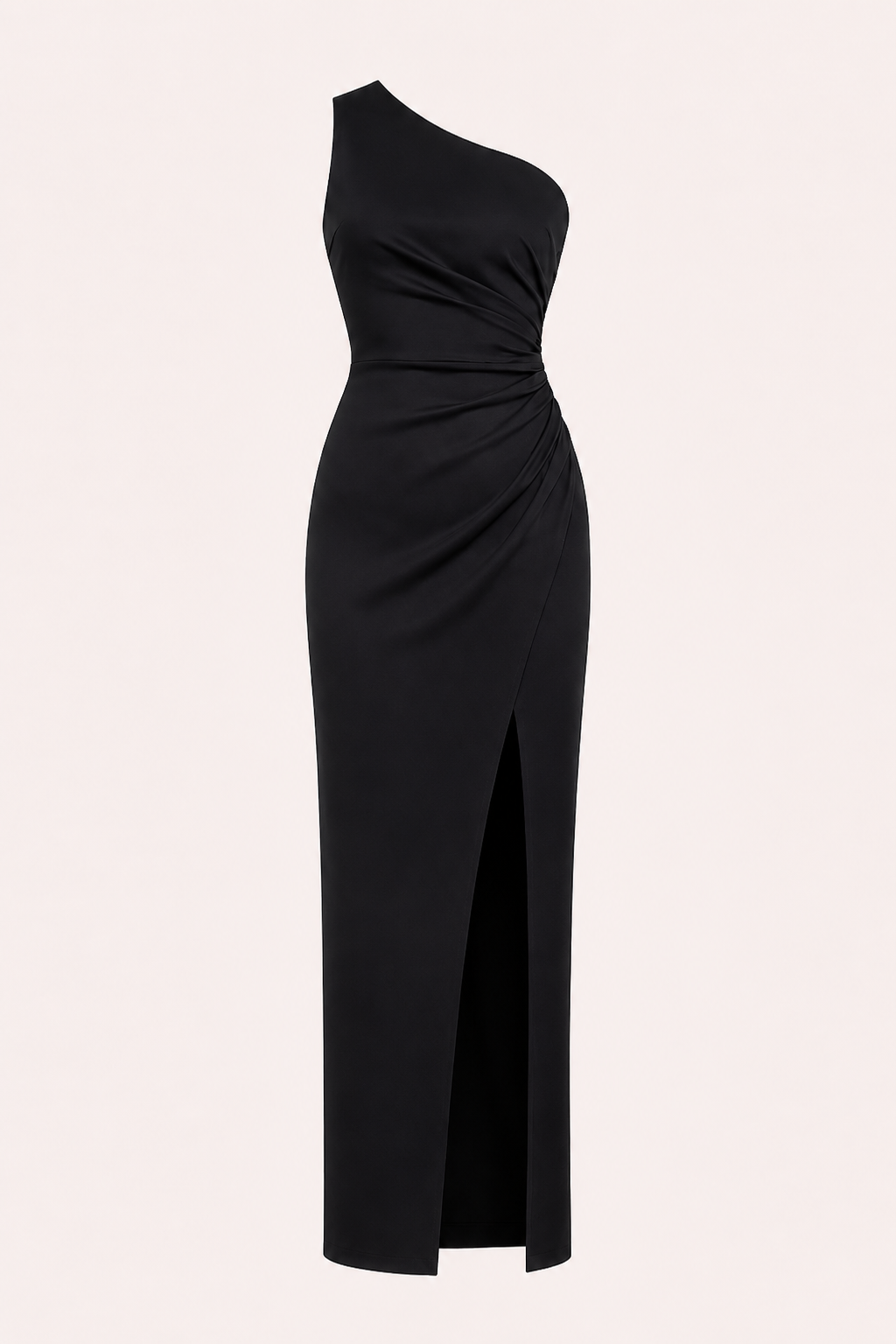 Robe de soirée longue pour femme, asymétrique, avec fente - Petra