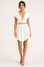 Robe d'été bohème à manches courtes pour femme - Maja