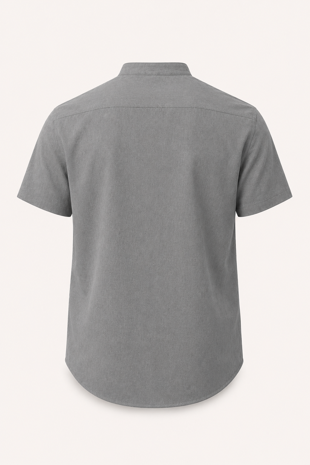 Chemise homme manches courtes col mao boutonnée casual - Lorenz