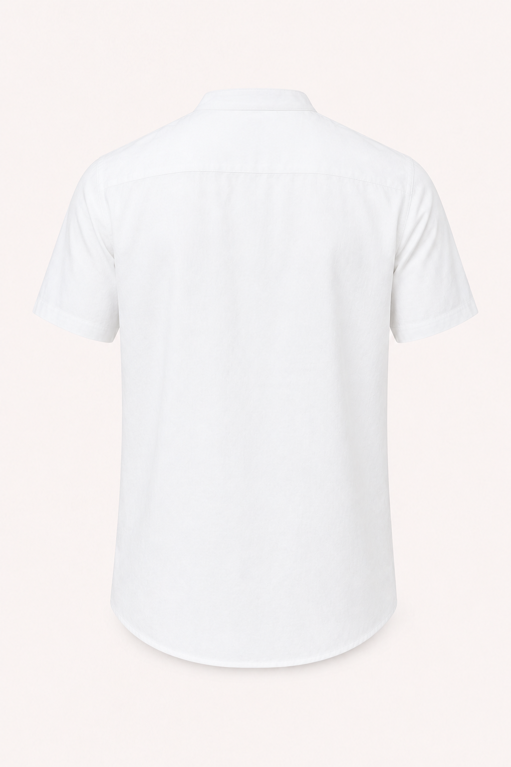 Chemise homme manches courtes col mao boutonnée casual - Lorenz