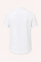 Chemise homme manches courtes col mao boutonnée casual - Lorenz