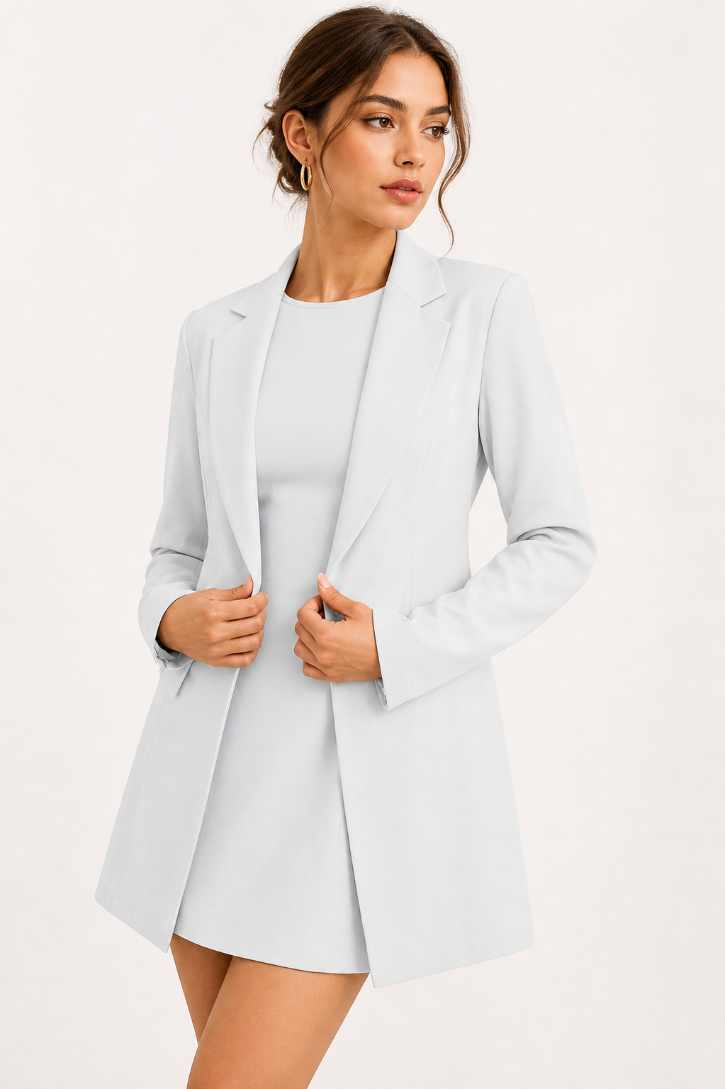 Ensemble deux pièces robe courte blazer bureau et sortie élégante - Selene