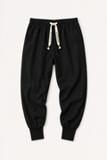 Pantalon jogging homme taille élastiquée cordon poches latérales chevilles resserrées - Rayan