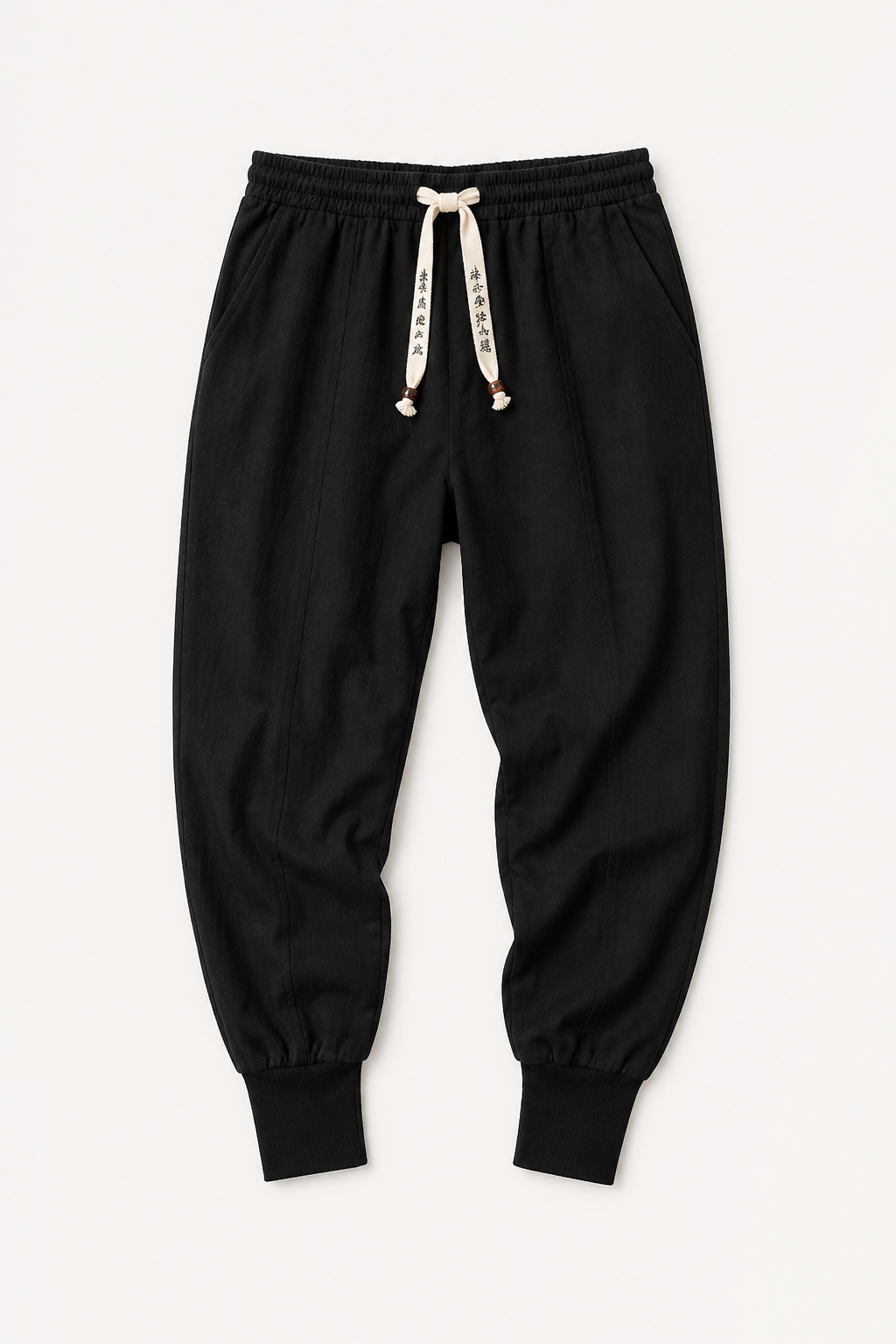 Pantalon jogging homme taille élastiquée cordon poches latérales chevilles resserrées - Rayan