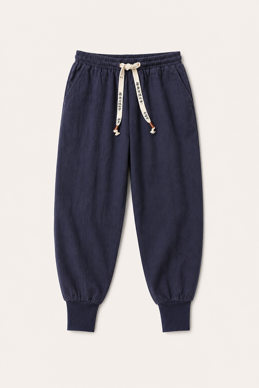 Pantalon jogging homme taille élastiquée cordon poches latérales chevilles resserrées - Rayan