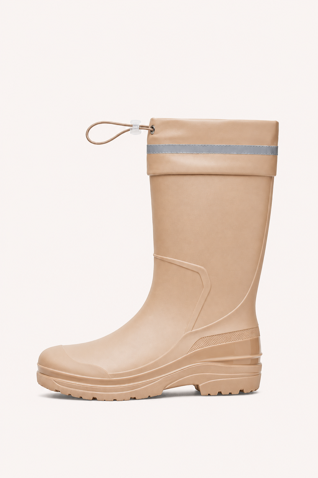 Bottes en caoutchouc pour femme, à tige haute, imperméables et confortables - Jana
