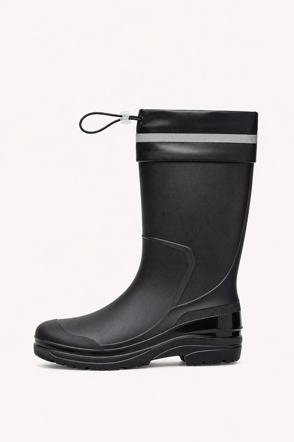 Bottes en caoutchouc pour femme, à tige haute, imperméables et confortables - Jana