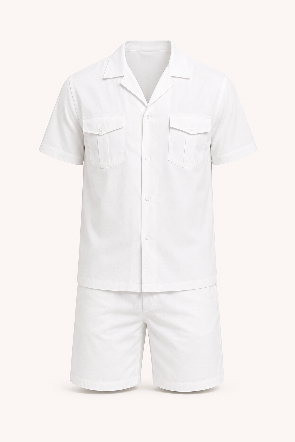 Ensemble homme chemise short poches poche cargo décontracté - Matthis