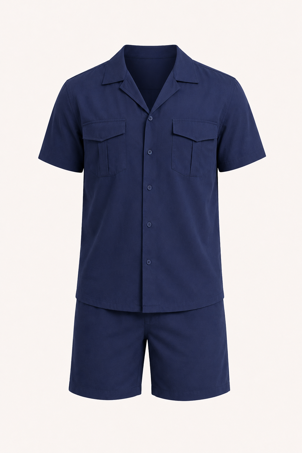 Ensemble homme chemise short poches poche cargo décontracté - Matthis