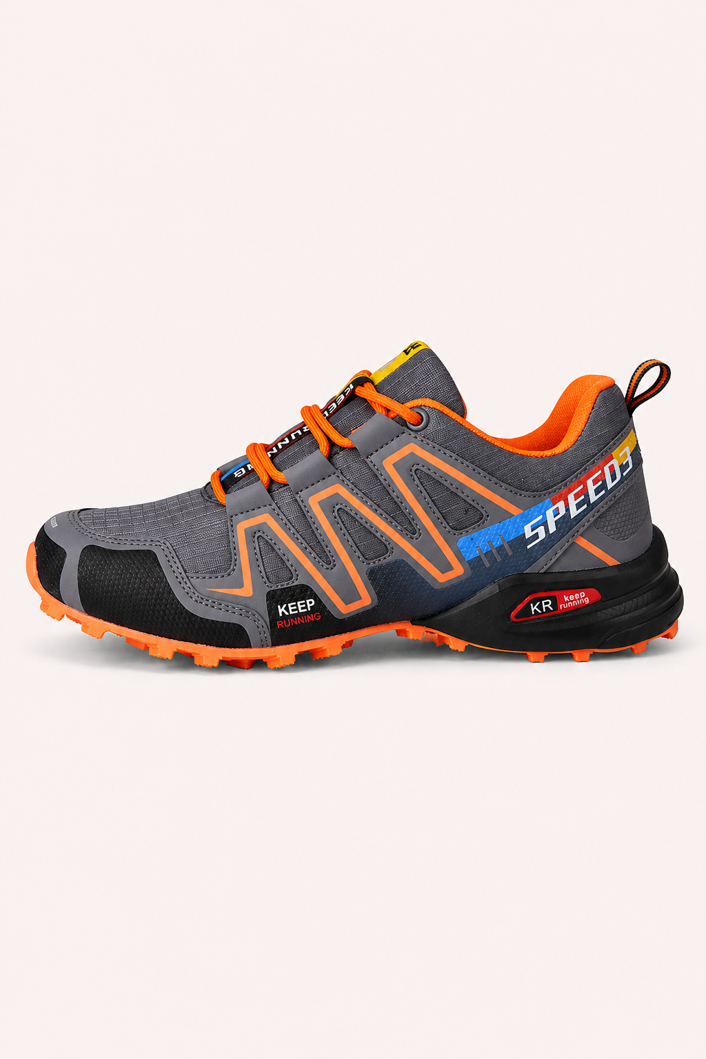 Chaussures trail homme légères antidérapantes lacets respirantes sport et quotidien - Cilian