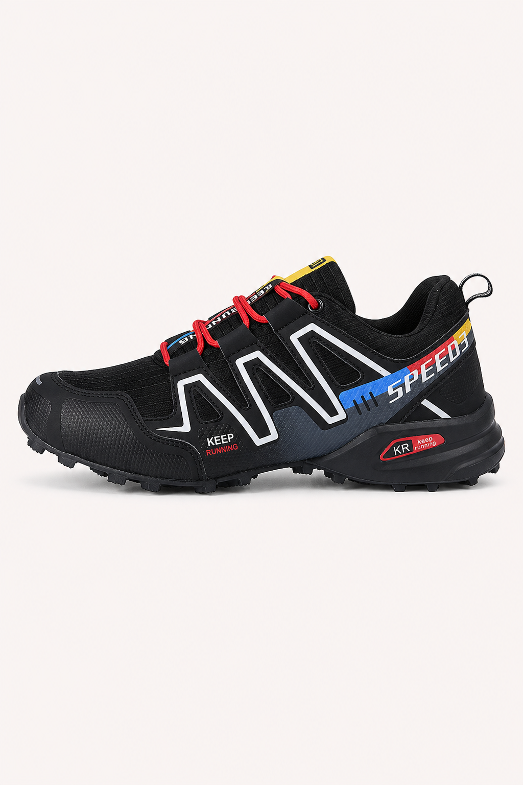 Chaussures trail homme légères antidérapantes lacets respirantes sport et quotidien - Cilian