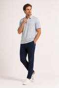 Polo homme col classique boutonné manches courtes quotidien et sorties - Gunther