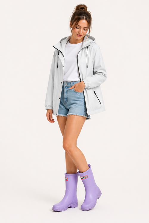 Bottes de pluie mi-hautes antidérapantes pour femme - Selma