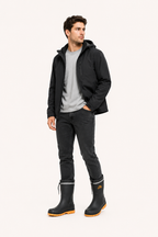 Bottes de pluie mi-tige antidérapantes pour homme - Ryun