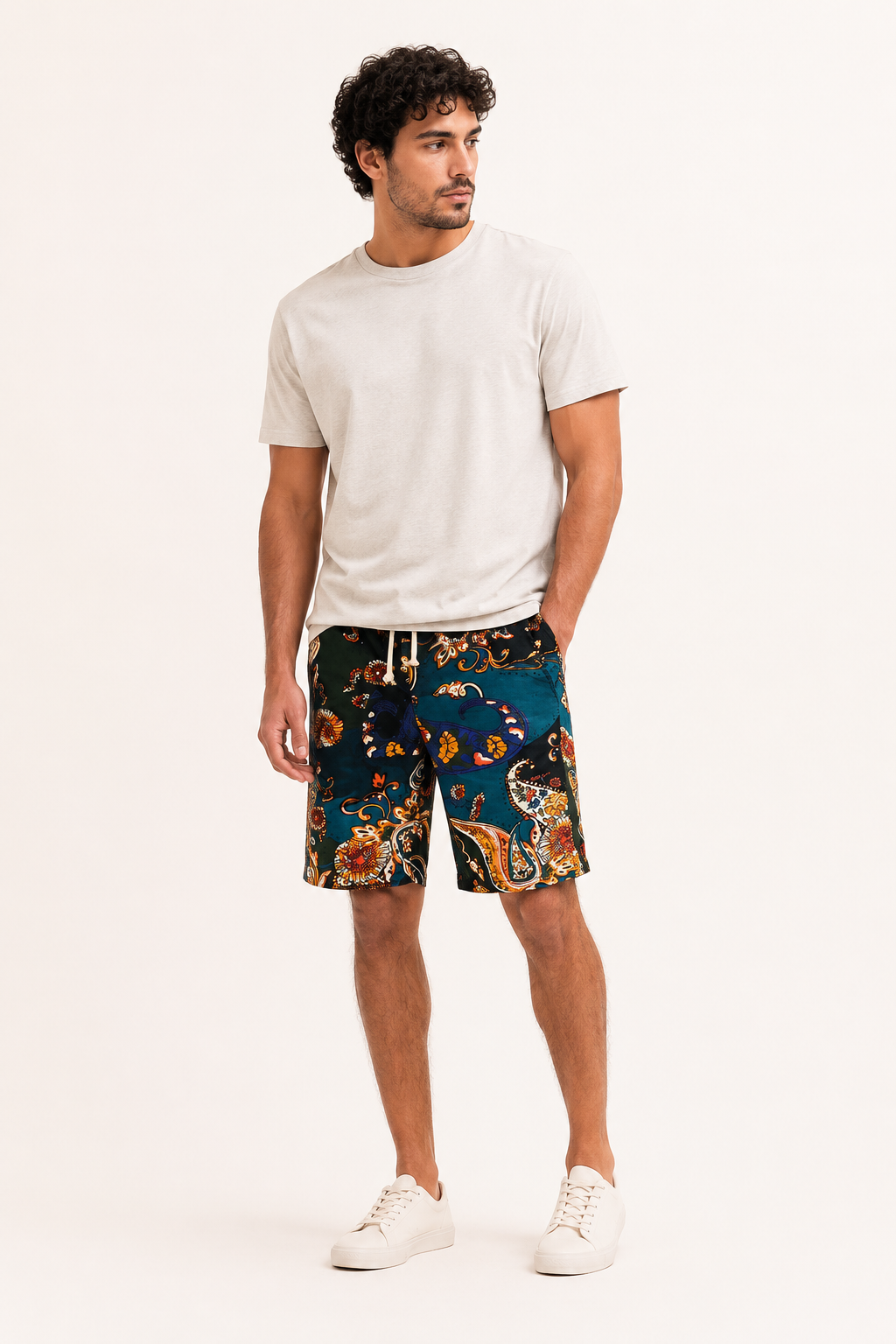Short imprimé homme taille réglable - Hugo