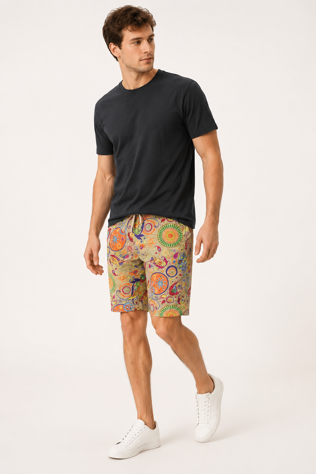 Short imprimé homme taille réglable - Hugo