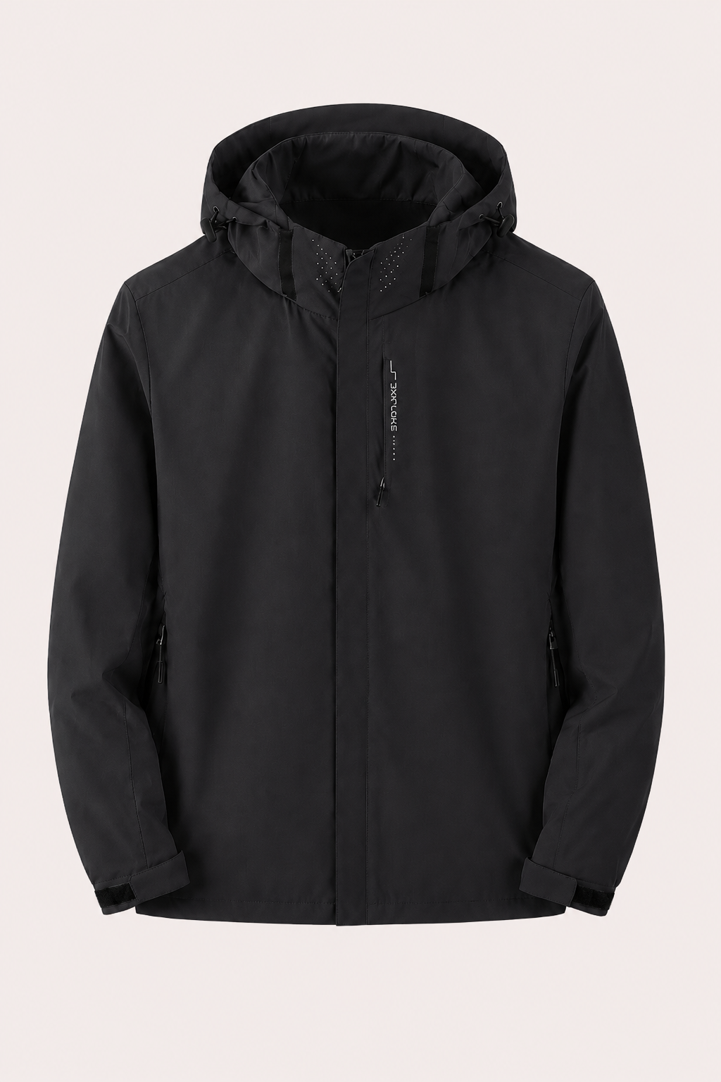 Veste unisexe imperméable et coupe-vent à fermeture éclair sur toute la longueur - Shocks