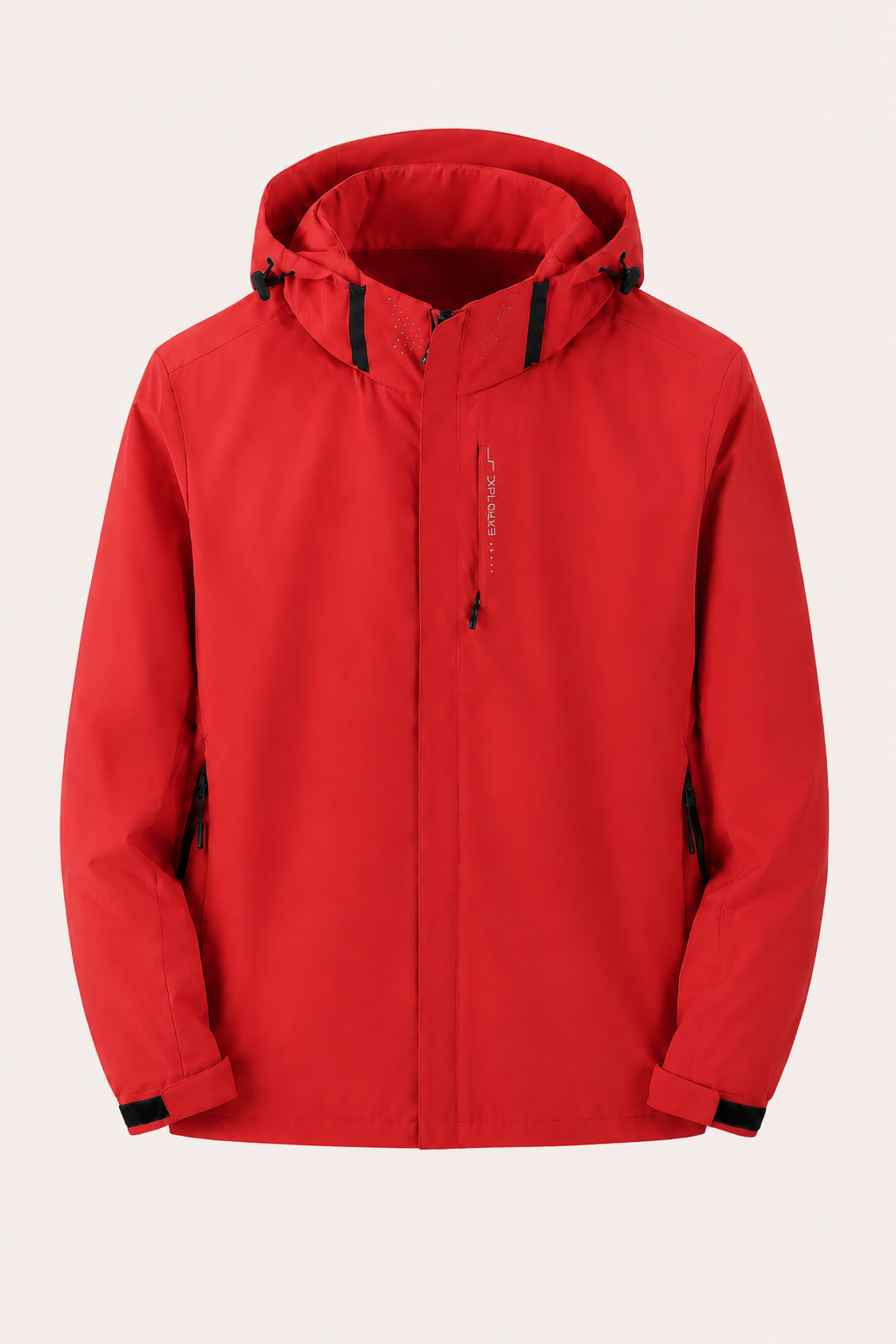 Veste unisexe imperméable et coupe-vent à fermeture éclair sur toute la longueur - Shocks