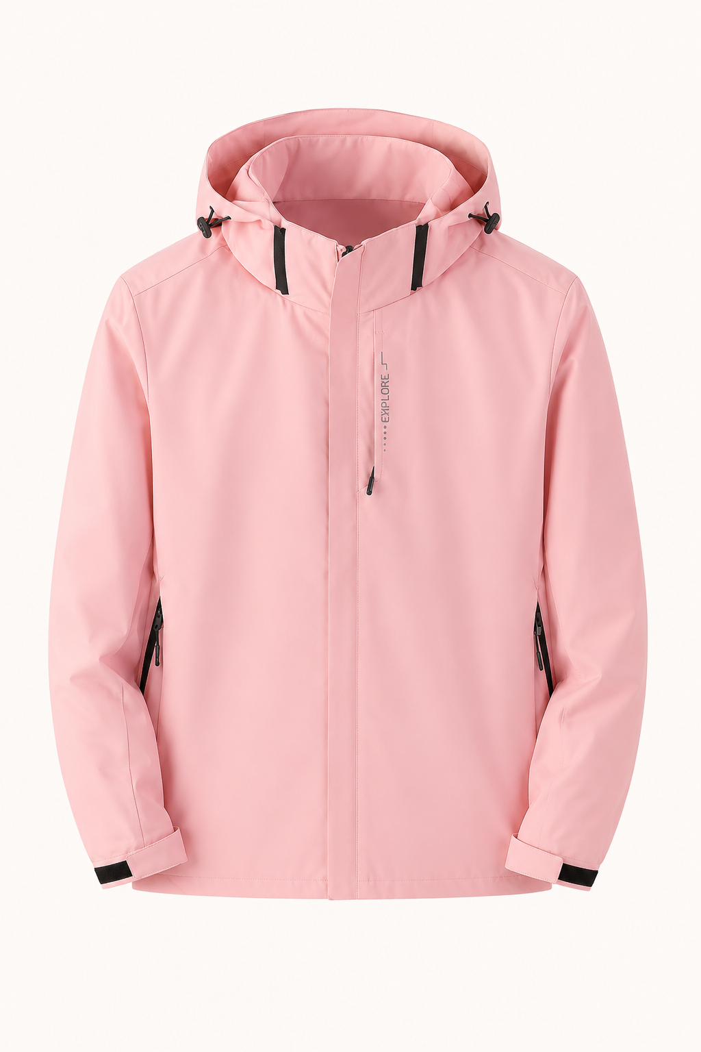 Veste unisexe imperméable et coupe-vent à fermeture éclair sur toute la longueur - Shocks