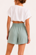 Short large à taille élastique pour femmes - Klara