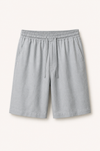 Bermuda homme en lin, taille élastiquée - Levin