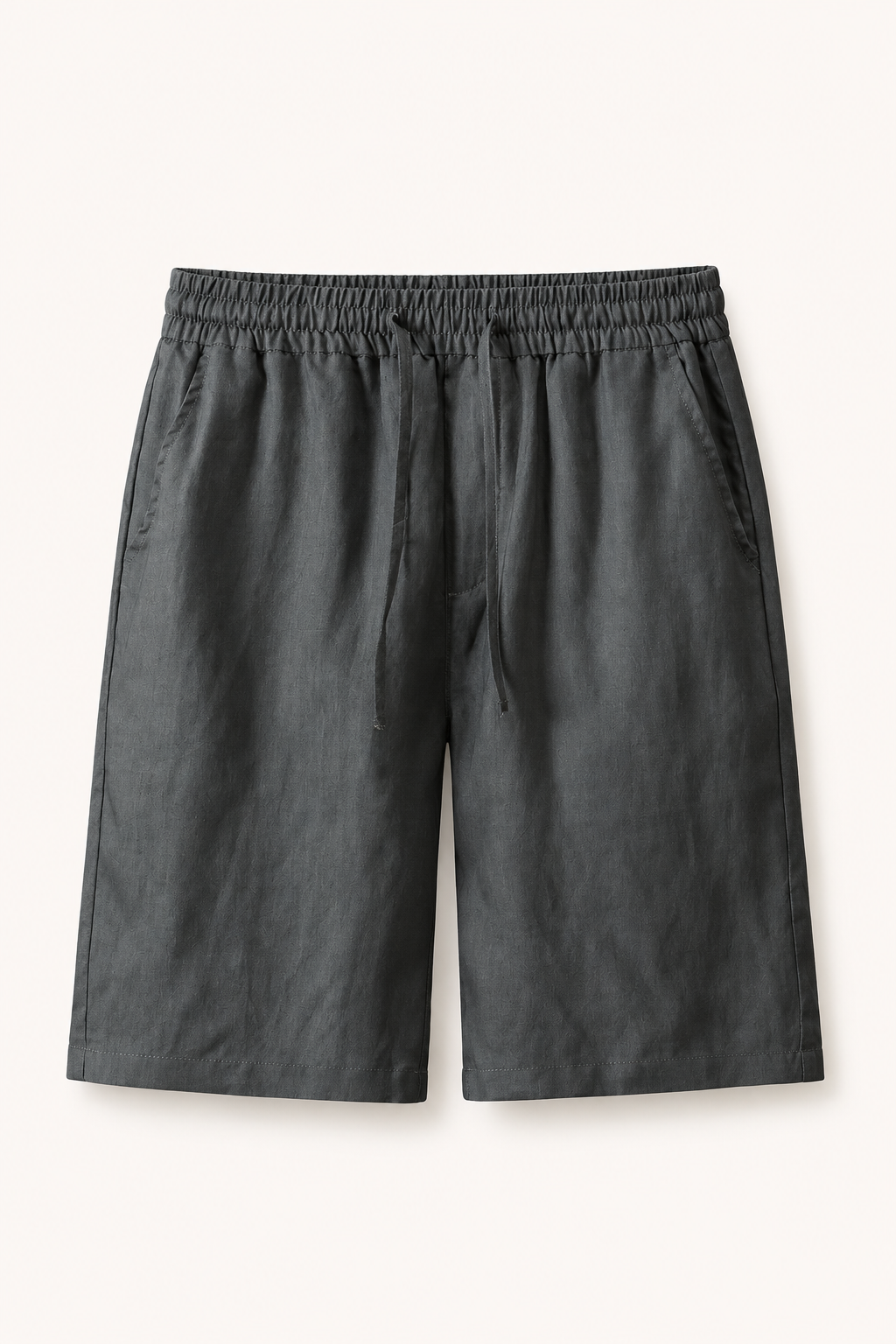 Bermuda homme en lin, taille élastiquée - Levin