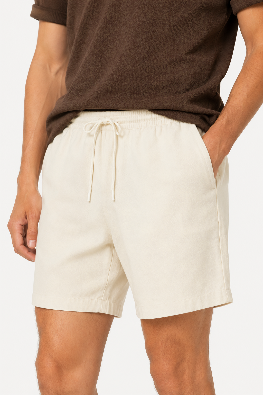 Bermuda décontracté pour hommes avec taille élastique et cordon de serrage - Tarma