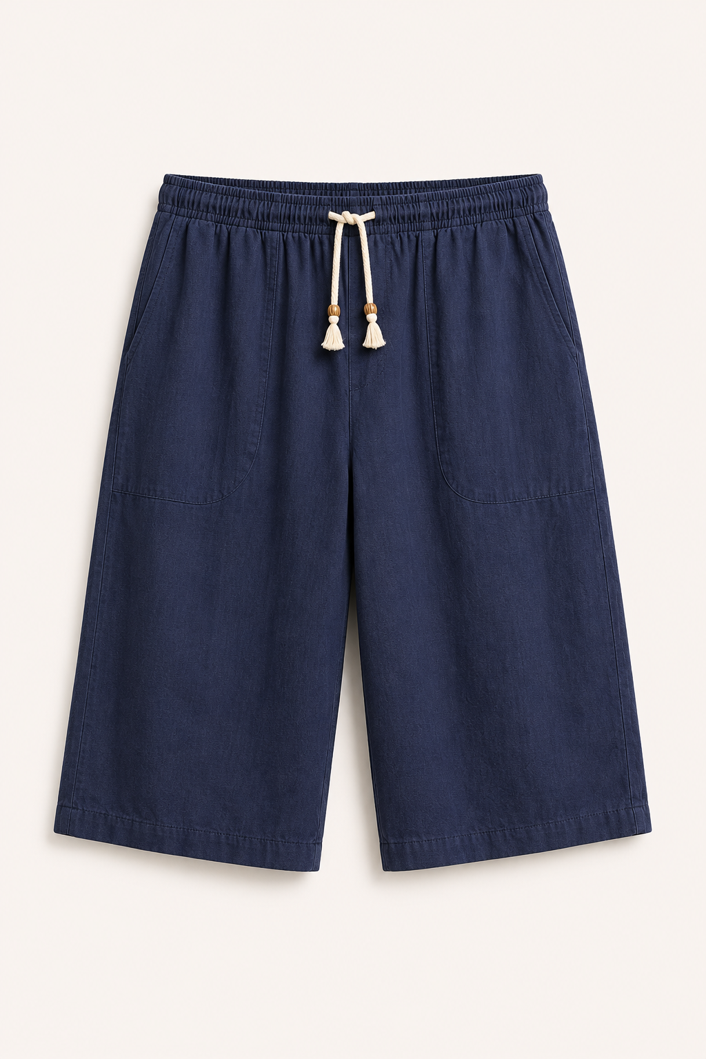 Pantalon court homme taille élastique cordon décontracté confortable - Alfie