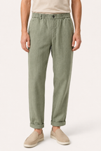 Pantalon lin léger homme coupe confortable polyvalent casual et formel – Matteo